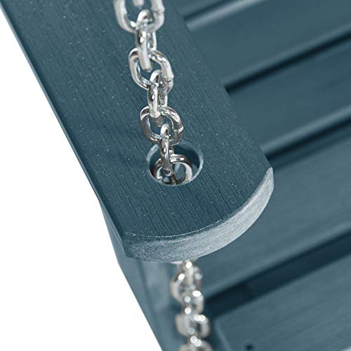highwood AD-PORL2-NBE Lehigh Porch Swing, 4 Feet, Nantucket Blue