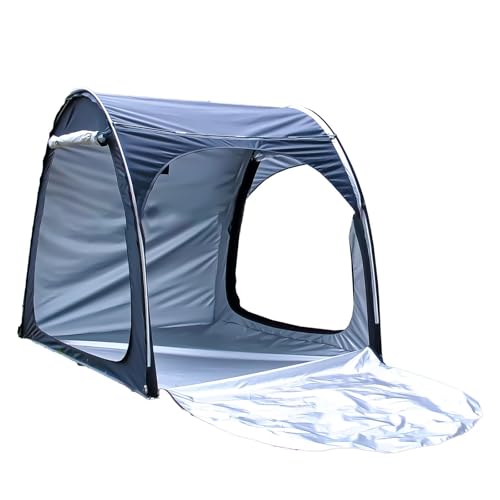 Abri de rangement étanche pour 2/3/4/5 vélos, abri de moto d'extérieur design épissable, noir