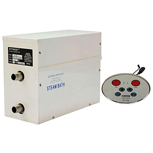CGOLDENWALL 220V Steam Generator Shower Sauna Bath Home Spa Steam Bath Generator For