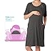 Labor and Delivery Gown by Frida Mom| Easy-Snap, Tagless, Skin-to-Skin Access for Nursing and Full Coverage in The Back