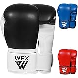Boxhandschuhe für Sport Fitness Boxen Style MMA Kampf Muay Thai Kickboxen Training so lange wie Komfort mit Handgelenkschutz Mixed Martial Arts Handschuhe Boxsack Übungen Vorgeformtes Finger-Design mit robusten Nähten um die Ecke, hält für lange Trainingseinheiten.