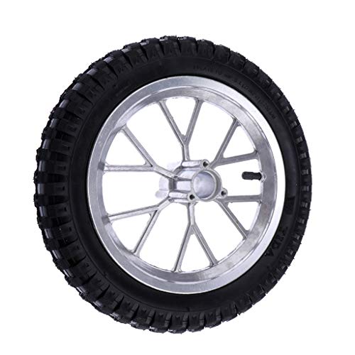 Pneu arrière de mini moto anti chocs pour réparer une pocket bike 49cc instable