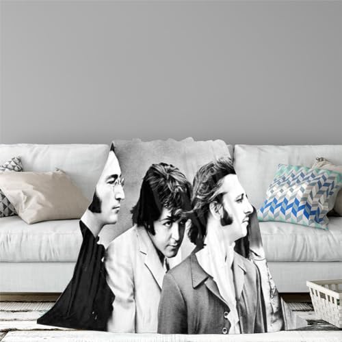 CHEWYZ Couverture en Flanelle à Motif 3D The Beatles,Couverture Super Douce en Flanelle,Couverture en Peluche pour canapé,Automne/Hiver 180x200cm - Les Beatles, Paul McCartney, John Lennon, RIngo Starr, George Harrison CHEWYZ Couverture en Flanelle à Motif 3D The Beatles,Couverture Super Douce en Flanelle,Couverture en Peluche pour canapé,Automne/Hiver 180x200cm – Image 8