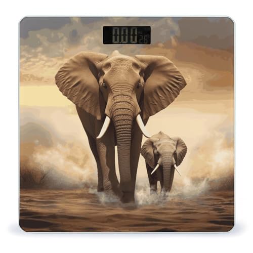 Báscula Digital de Baño Precisa con Plataforma Ancha y Pantalla LCD miniatura 1