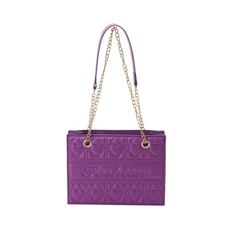Sac à main tendance pour femme à chaîne en métal matelassé idéal pour vos sorties urbaines