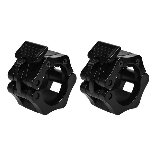 SPOCCO | PACK OF 2 | Olympic Barbell Collar Lock, Weight Bar Plate Locks Collar Clips, Barbell Clamp 50MM Size, Set of 2 Pieces for Workout, Weightlifting, Fitness & Strength Training | OB21 (B0B4SNLD4Z) Amazon Price History, Amazon Price Tracker