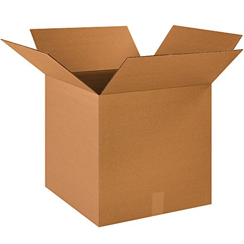 Image of BOX USA Heavy-Duty Boxes, 18 inch x 18 inch x 18 inch, Kraft (Pack of 20) (BHD1818)