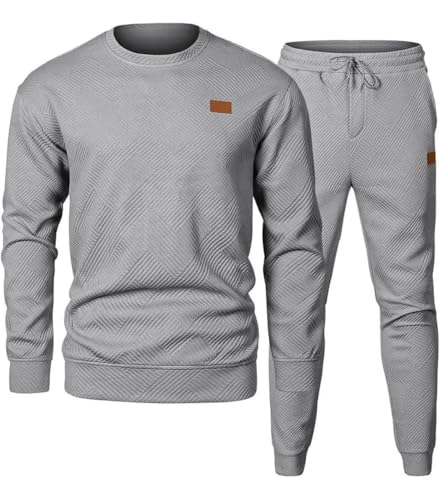CheChury Chándales Hombre Invierno Chandal Hombre Completo Conjunto Deportivo Manga Larga Chandal de Jogging Sudadera y Pantalones Deportivos 2 Piezas Conjunto Chándal de Invierno para Gimnasio