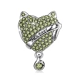 ☀ Abmessung ☀ 1,2 x 1,7 CM. Die wirkliche visuelle Effekte von Charme liegt bei etwa einem Viertel der Ein-Euro-Münze. Alle NINAQUEEN Charms sind für PANDORA Armbänder geeignet. Die gleichen Regeln gelten für Armbänder.