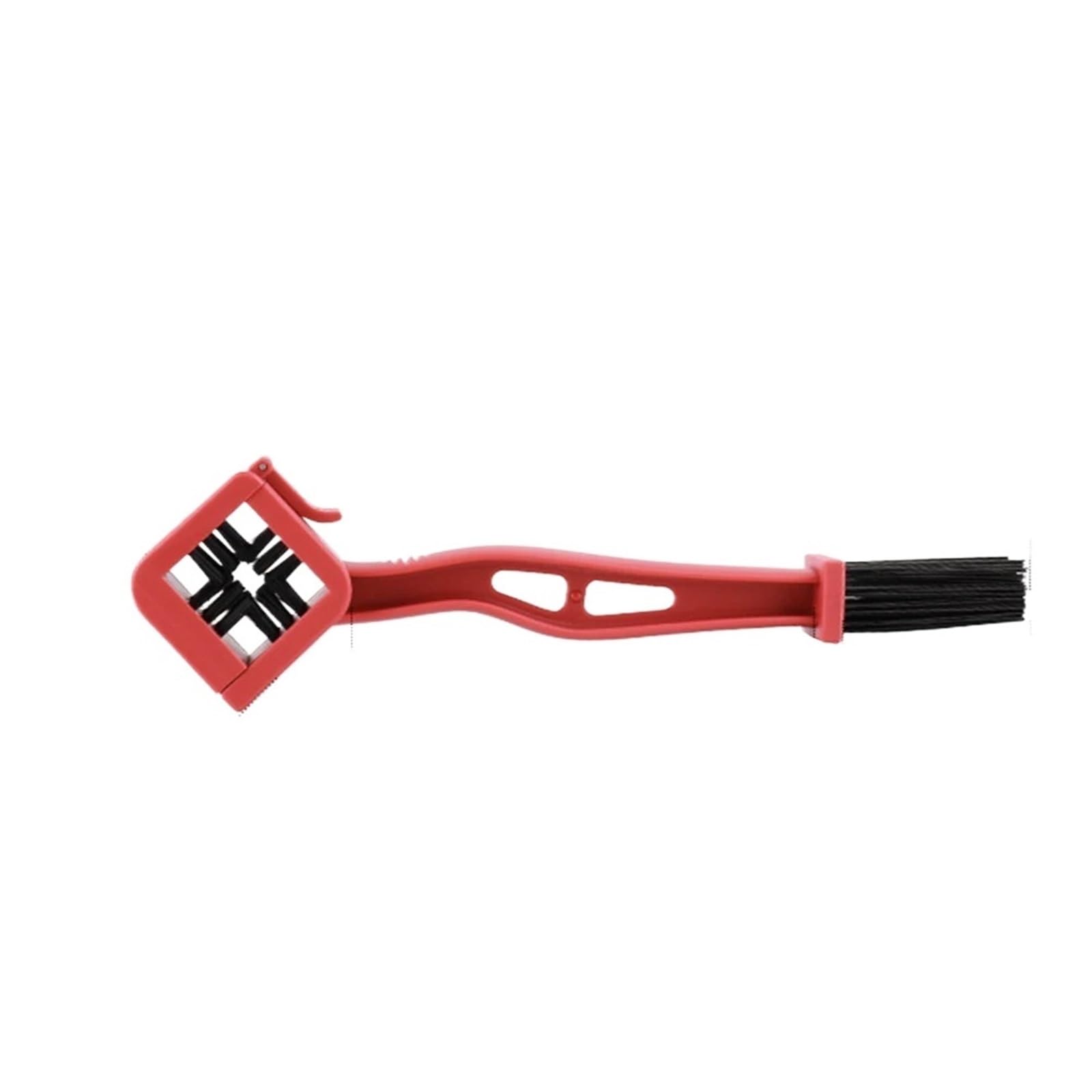 Flywheel Puller Motorcycle Chain Brush Double Head Bike Cleaner Flywheel Washer Portable Bicycle/Moto Clean Tools Clutch Hub Basket Holder(Q)