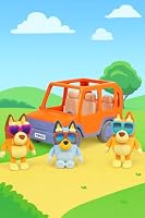 Bluey Big Heeler 4WD Toy Car, Bingo & Chilli Plush Buddies — image 8