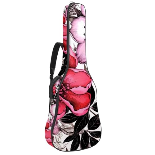 Sac pour guitare étanche multicolore avec poches de rangement amples