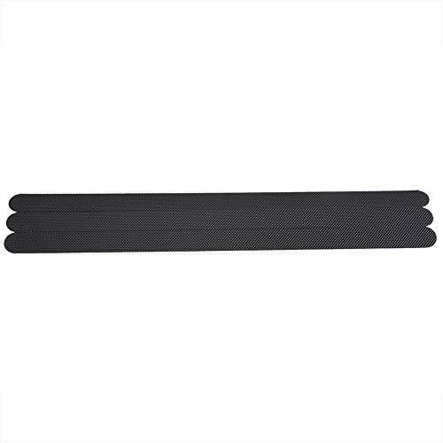 12-teiliges Anti Rutsch Klebeband, 38,1 X 2,1 cm Starker Griff Abrasives Griffband Selbstklebender Aufkleber für Treppenstufen, Traktionsstufe(Schwarz)