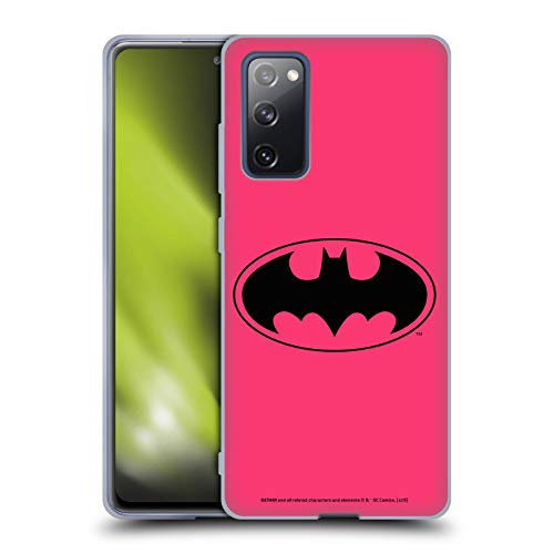 Head Case Designs sous Licence Officielle Batman DC Comics Rose Logos Coque en Gel Doux Compatible avec Samsung Galaxy S20 FE / 5G Cover