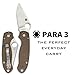 Spyderco Para 3 Folding Pocket Knife with 2
