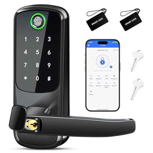 Smart Keypad Door Lock with Handle and App Control