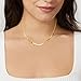 Ross-Simons Italian 3mm 10kt Yellow Gold Herringbone Necklace. 16 inches