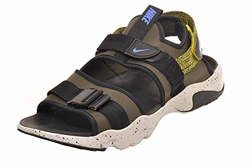 Nike Men's Canyon Slippers, Cargo Khaki/Signal Blue, 142