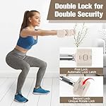 22LBS Adjustable Dumbbells Set, Adjustable Weight Dumbbells with 4 Levels 4.4lb, 6.6lb, 8.8lb, 11lb, Hand Weights Sets for Women/Men Home Gym Full Body Workout - Image 3