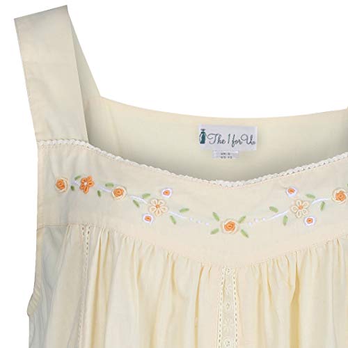 Image of The 1 for U Victorian Nightgown - Night Dress for Women Sleepwear, Kate 100% Cotton Gown