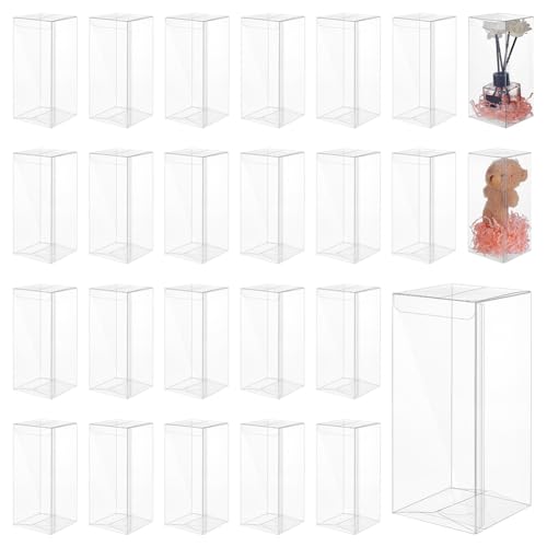 Boîtes cadeaux pour biscuits et chocolat en plastique transparent rigide
