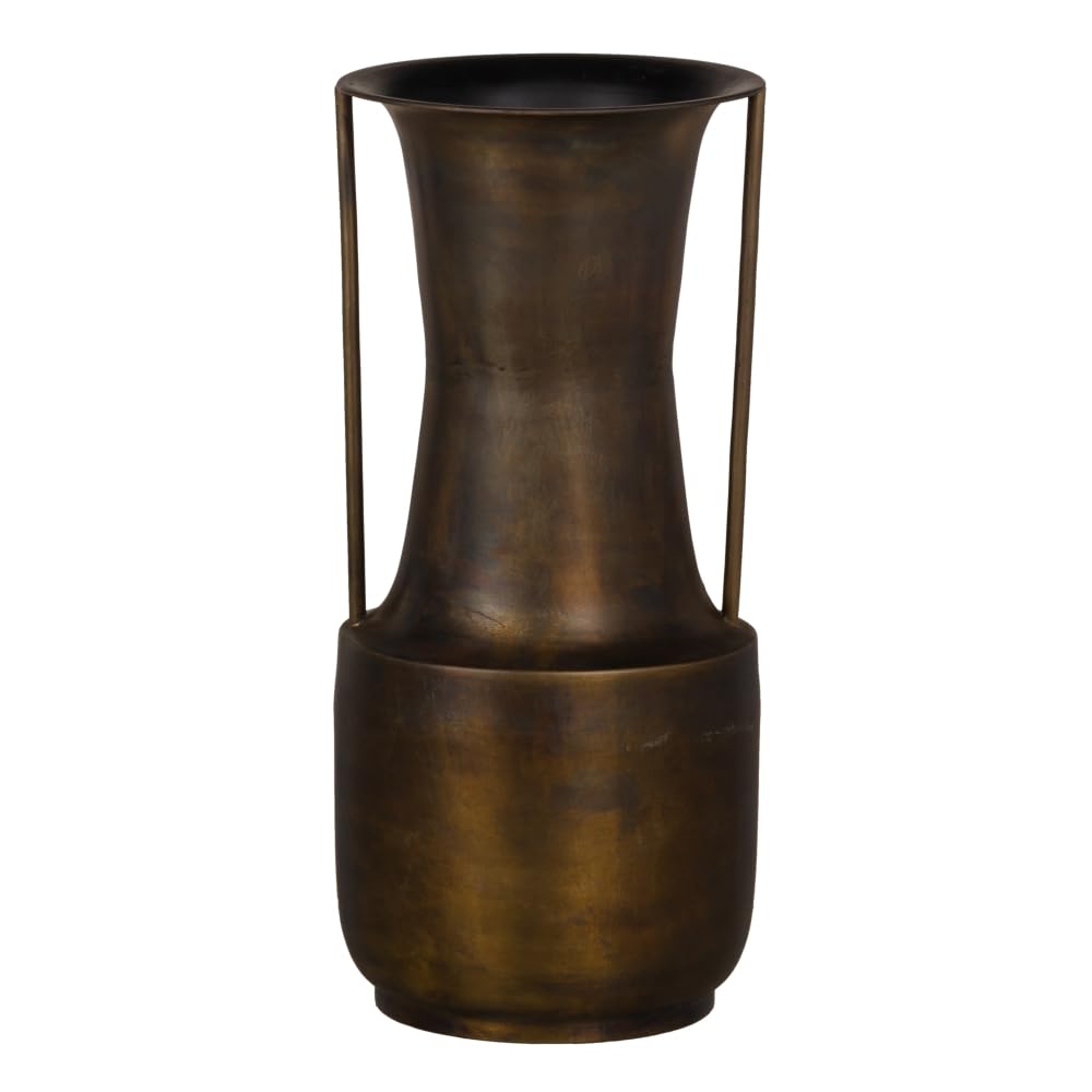 Golden Metal Vase 20 x 20 x 44 cm