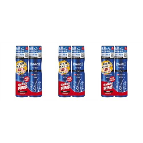 インセント 薬用育毛トニック 無香料プレミアムクール 190gペアパック (190gペアパック× 3セット)