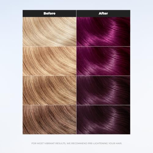 Image of XMONDO Color Garnet Depositing Mask, Burgundy Hair Dye, 8 Fl Oz | Semi-Permanent, Infused with Bond Booster & Hyaluronic Acid for Nourishment, Revitalization & Repair, Vegan Formula