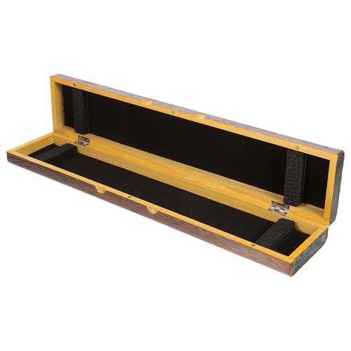 Boîte de pêche en bois rangement flotteurs leurres grande capacité 45 cm matériel portable