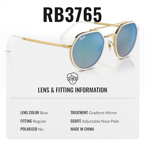 Ray-Ban RB3765 Square-Round Shaped Sunglasses for Men & Women with Official RAYBAN Eyewear Kit4
