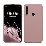 kwmobile Custodia Compatibile con HONOR 9X (EU-Version) Cover - Back Case per Smartphone in Silicone TPU - Protezione Gommata - lilla color carne