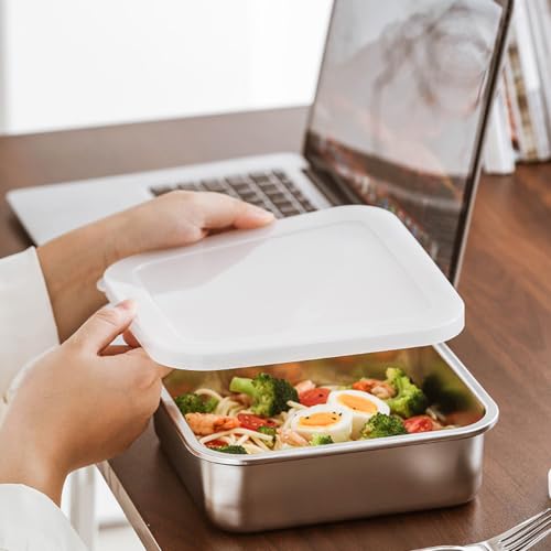 Passoire en acier inoxydable avec couvercle PP pour la préparation de vos repas