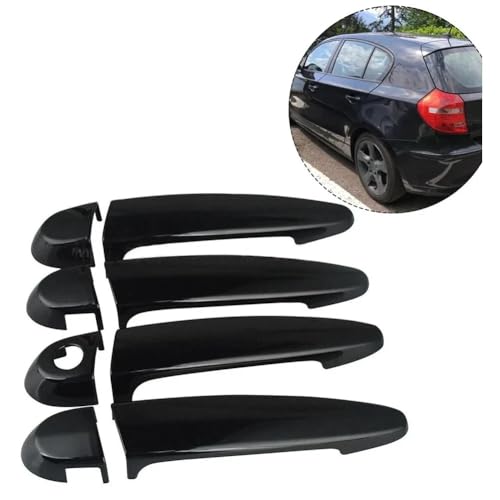 Poignée de porte extérieure noire pour BMW E87 E90 E91 E92 E93 F30
