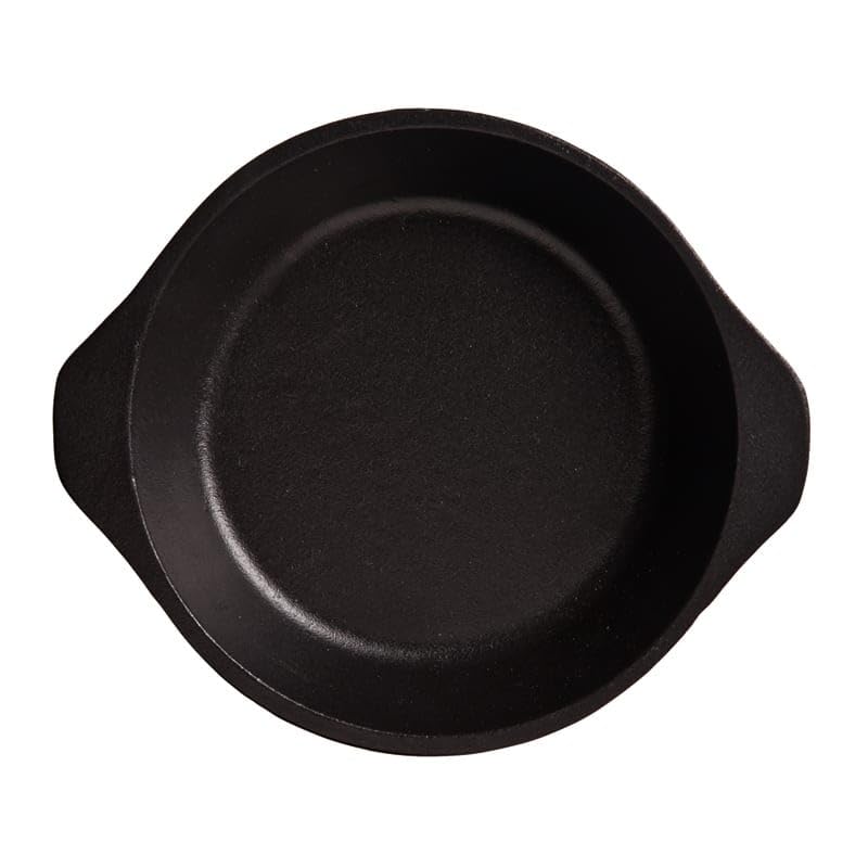 World Tableware CIS-17 Cast Iron 7.5 Pie Plate with Handles