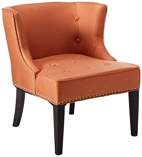 Christopher Knight Home Adelina Fabric Occaisional Chair, Orange
