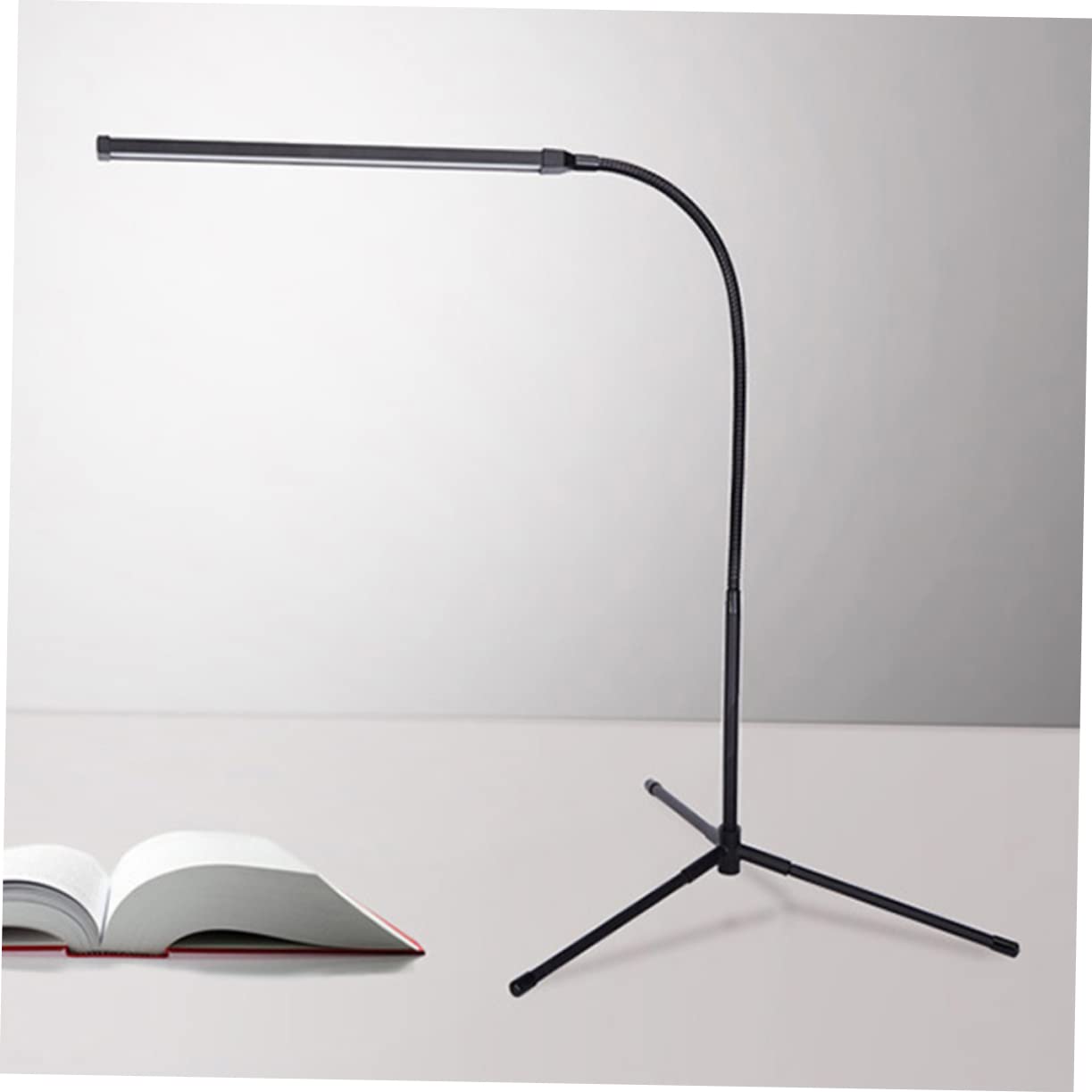 SHINEOFI Lampada LED Dimmerabile da Lettura con Collo D’oca Flessibile, Morsetto, Alimentazione Usb, Luce Antiriflesso per Camera da Letto e Ufficio