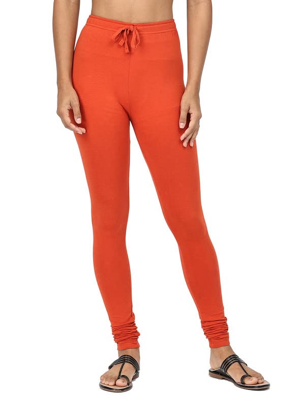 Image of Robinbosky Cotton Churidhar Leggings for Women - Stylish, Stretchable & Flattering Fit for All-Day Comfort