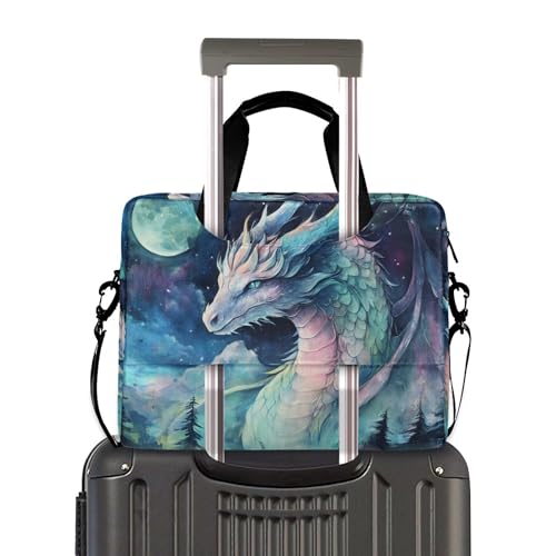 Maletín para laptop ALAZA Dragon Moon 13-15.6 pulgadas miniatura 3