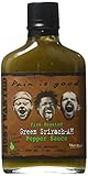 Pain Is Good Fire Roasted Green Sriracha Pepper Sauce, Mild, 7 Ounce
