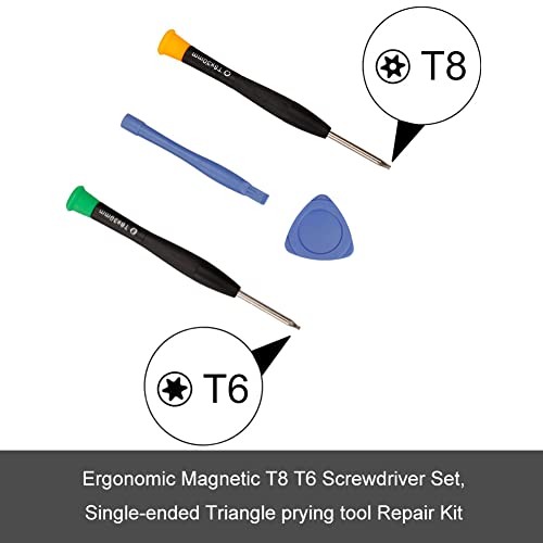 Ikpek Rb Lb Bumpers Shoulder Trigger Buttons Top Middle Bracket Controller Replacement For Xbox Series X & S (Black + White) #TOP5