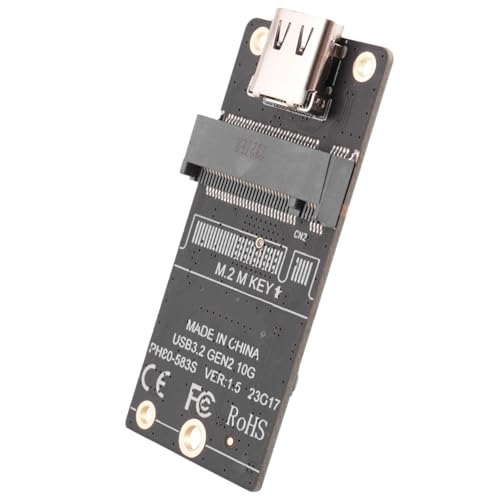4X Adaptador M.2 a Tipo-C para SSD con Chip JMS583 10Gbps miniatura 7