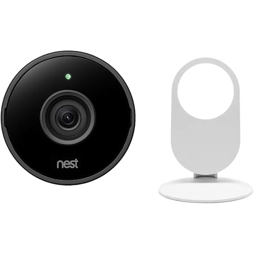 Google Nest Cam Indoor A0005 (1st Gen) – 1080p Wired Camera Only – Replacement Unit – Bulk Packaging – Works with Nest App Home, Includes Stand Only