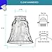 Ceiling Fan Light Covers, Ceiling Fan Globes Replacement Glass, Light Fixture Replacement Glass, Dysmio Lighting Replacement Shade Height: 4.75
