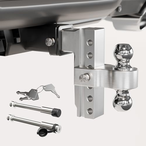 Richeer 2Inch Receiver for Trailer Hitch Ball Mount with 6Inch Drop/Rise by Richeer - Used condition - CA$123.72
