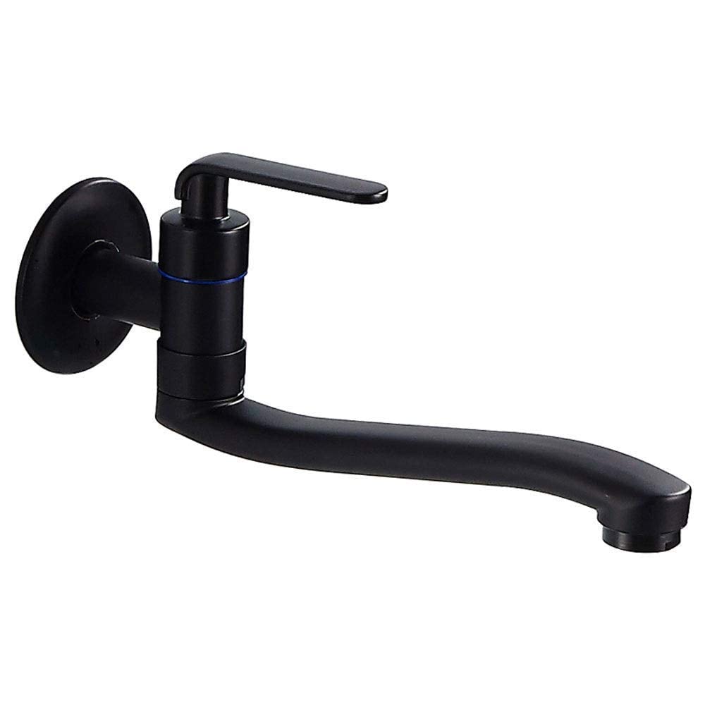 Robinet eau froide au style domestique noir avec finition mate durable - 8