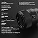 Meike 85mm F1.8 Auto Focus Medium Telephoto STM Stepping Motor Full Frame Portrait Lens Compatible with Nikon Z Mount Cameras Z50, Z50II, Z5, Z6, Z7, Z6II, Z7II, Z9, Z30, Z fc