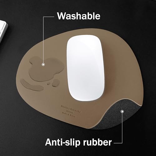 Image of GREEDY FARMERS Mouse pad, Non-Slip Washable Waterproof Computer Mouse pad (Cocoa Taupe)