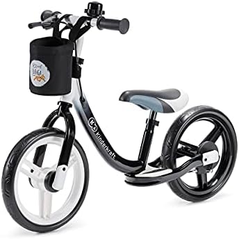 Kinderkraft Baby Balance Bike SPACE, toddler balance bike, bike without pedals, 11 inches toddler 2 Wheels bike, with Adjustable Seat, bicycle no pedals toddlers, balance bike 2 3 Year Old Kids Toddlers