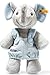 Steiff Trampili 241673 - Elefante a forma di elefante, 24 cm, colore: Grigio/Blu