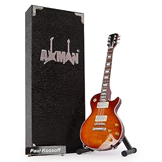 Paul Kossoff Réplique de guitare miniature – Cadeaux musicaux – Échelle 1/4 – Comprend une boîte de présentation, une… - Les Beatles, Paul McCartney, John Lennon, RIngo Starr, George Harrison